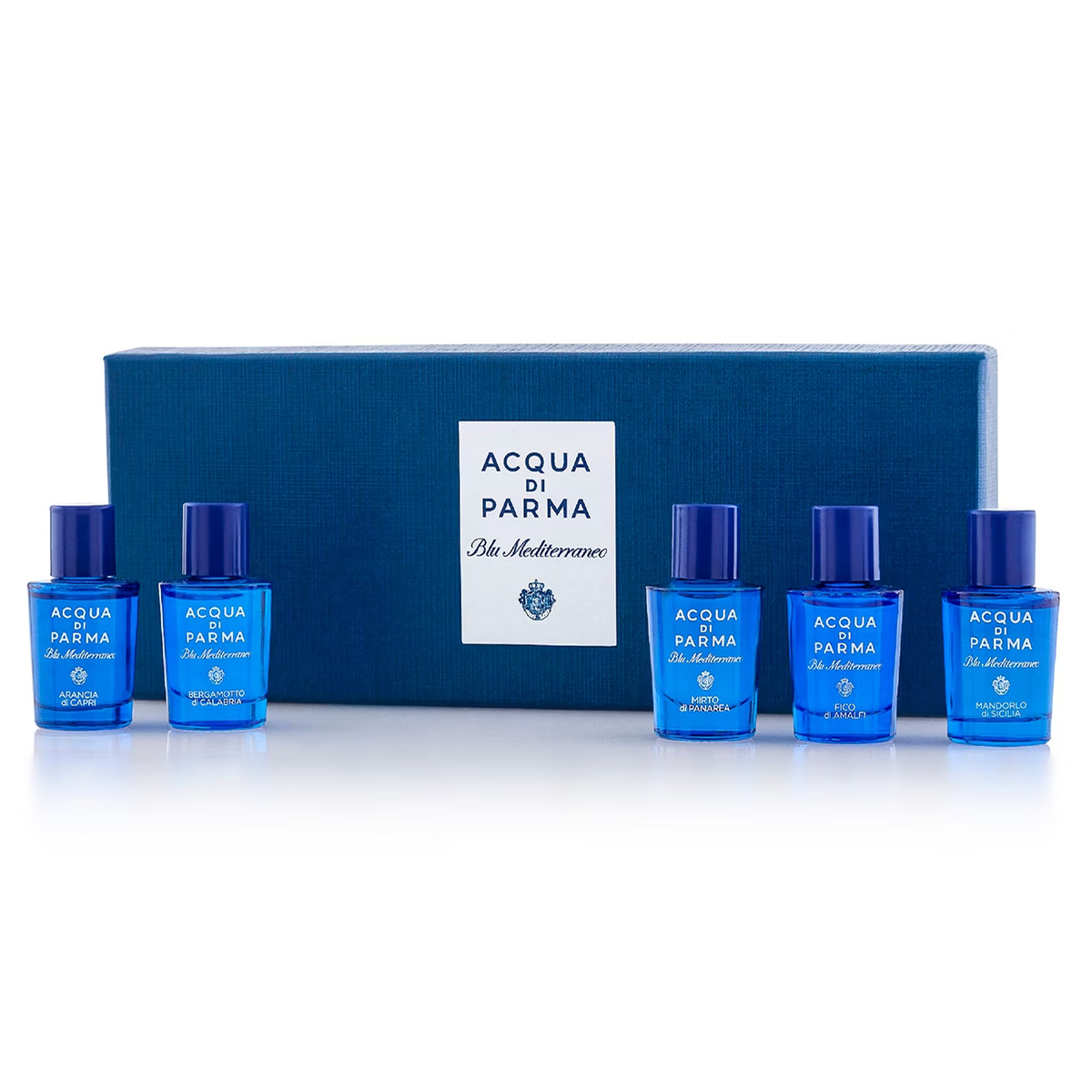 Acqua Di Parma Blu Mediterraneo Collection 5 Piece Gift Set - Perfume NZ is the leading wholesale distributor of brand name perfumes and fragrances in New Zealand.