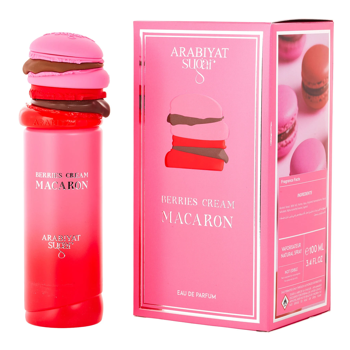 Berries Cream Macaron by Arabiyat Sugar 100ml EDP - Perfume NZ is the leading wholesale distributor of brand name perfumes and fragrances in New Zealand.