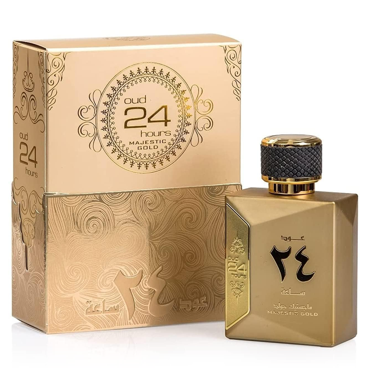 Oud 24 Hours Majestic Gold by Ard Al Zaafaran 100ml EDP - Perfume NZ is the leading wholesale distributor of brand name perfumes and fragrances in New Zealand.