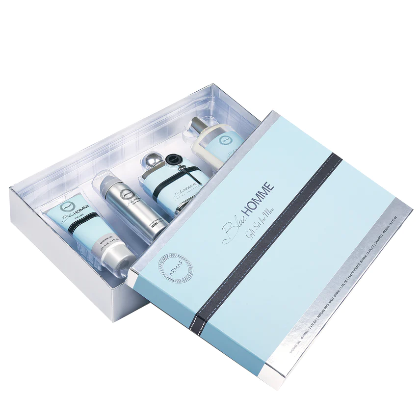 Blue Homme by Armaf 100ml EDT 4 Piece Gift Set - Perfume NZ is the leading wholesale distributor of brand name perfumes and fragrances in New Zealand.