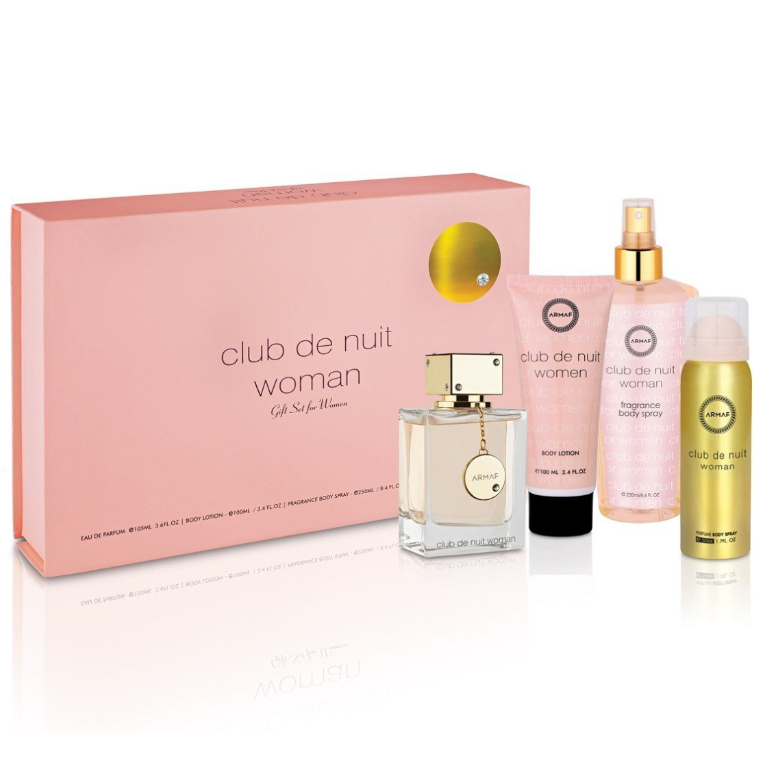 Club De Nuit by Armaf 105ml EDP 4 Piece Gift Set - Perfume NZ is the leading wholesale distributor of brand name perfumes and fragrances in New Zealand.