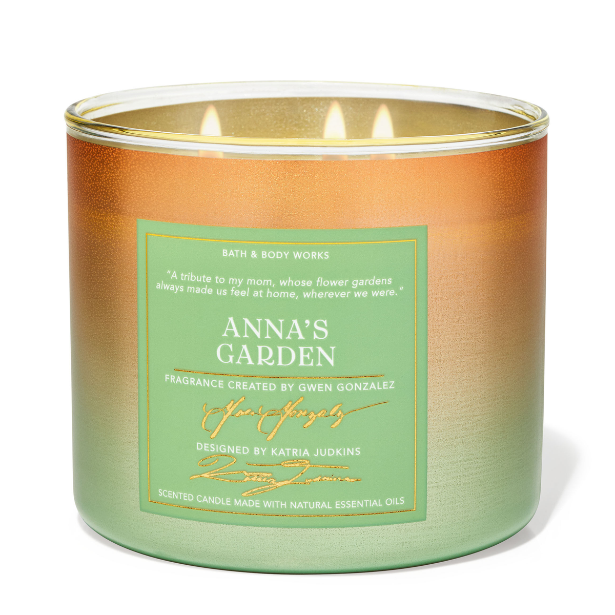 Anna's Garden by Bath &amp; Body Works 3-Wick Scented Candle - Perfume NZ is the leading wholesale distributor of brand name perfumes and fragrances in New Zealand.