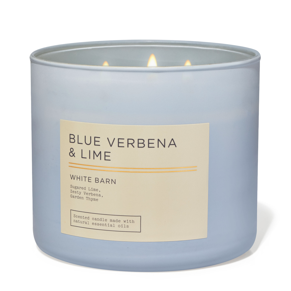Blue Verbena &amp; Lime by Bath &amp; Body Works 3-Wick Scented Candle - Perfume NZ is the leading wholesale distributor of brand name perfumes and fragrances in New Zealand.