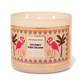 Coconut Pina Colada by Bath &amp; Body Works 3-Wick Scented Candle - Perfume NZ is the leading wholesale distributor of brand name perfumes and fragrances in New Zealand.