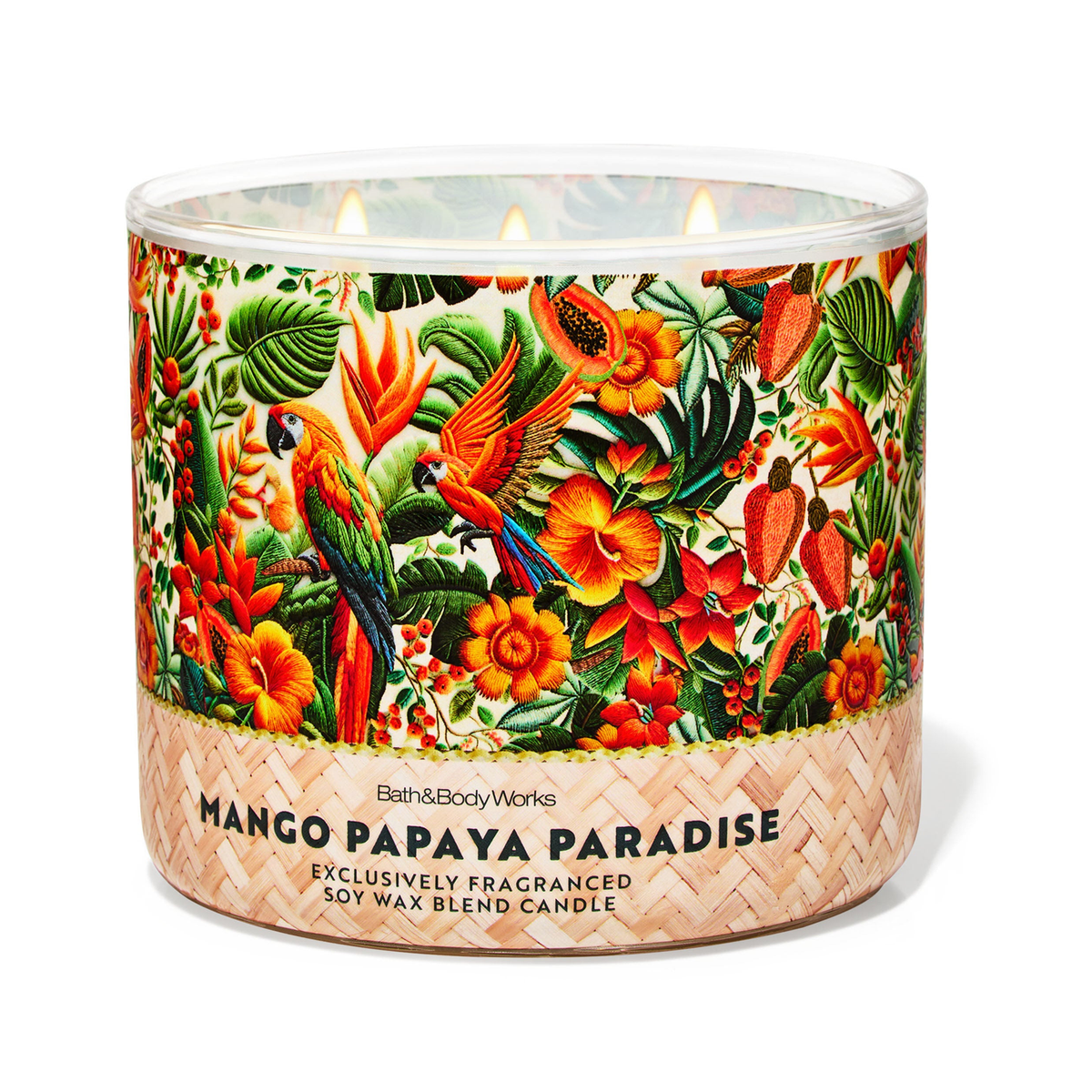 Mango Papaya Paradise by Bath &amp; Body Works 3-Wick Scented Candle - Perfume NZ is the leading wholesale distributor of brand name perfumes and fragrances in New Zealand.