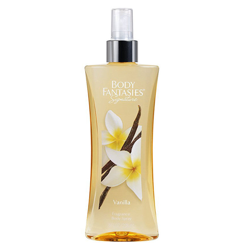 Body Fantasies Vanilla 236ml Fragrance Body Spray - Perfume NZ is the leading wholesale distributor of brand name perfumes and fragrances in New Zealand.