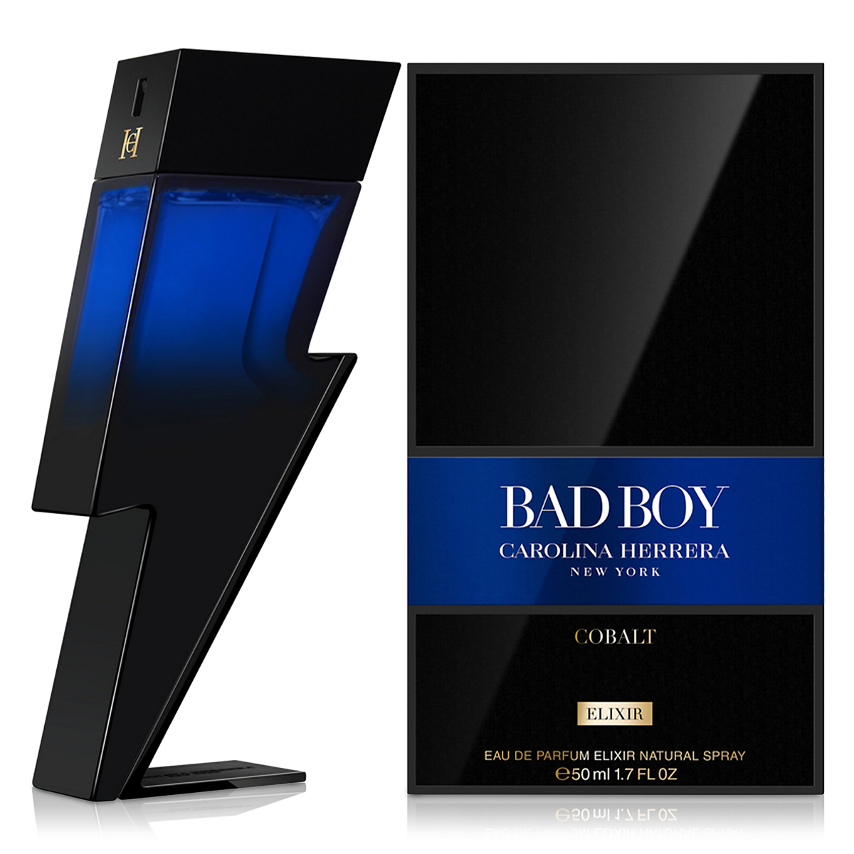 Bad Boy Cobalt Elixir by Carolina Herrera 50ml EDP - Perfume NZ is the leading wholesale distributor of brand name perfumes and fragrances in New Zealand.