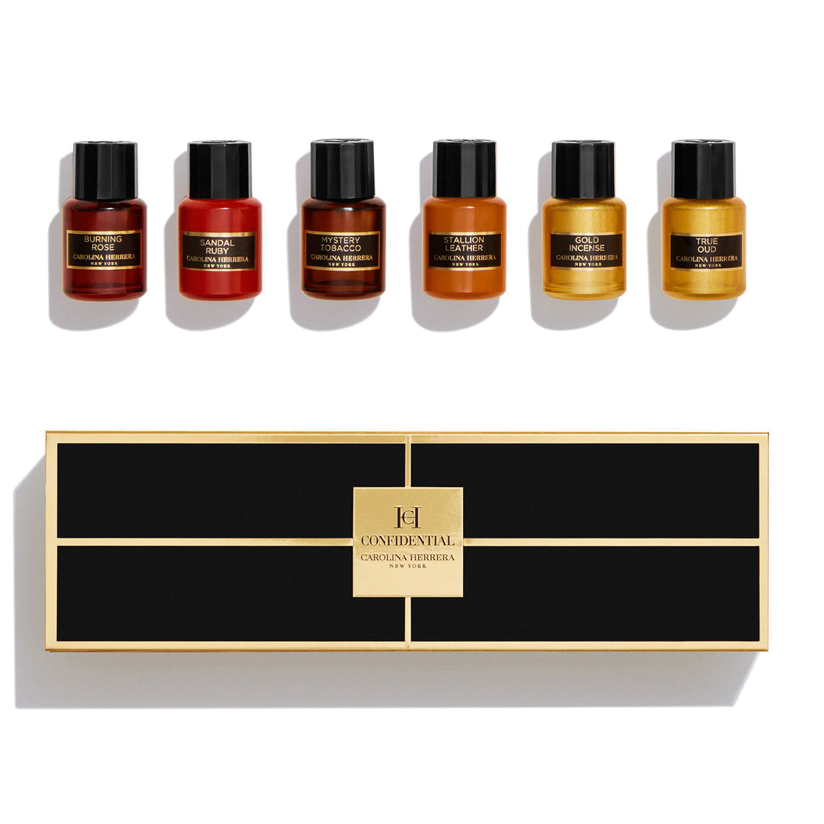 Carolina Herrera Confidential Perfume Collection 6pc Gift Set - Perfume NZ is the leading wholesale distributor of brand name perfumes and fragrances in New Zealand.