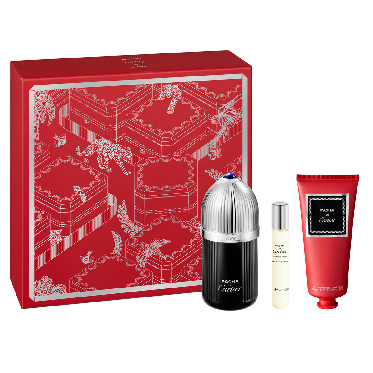 Pasha Edition Noire by Cartier 100ml EDT 3 Piece Gift Set - Perfume NZ is the leading wholesale distributor of brand name perfumes and fragrances in New Zealand.