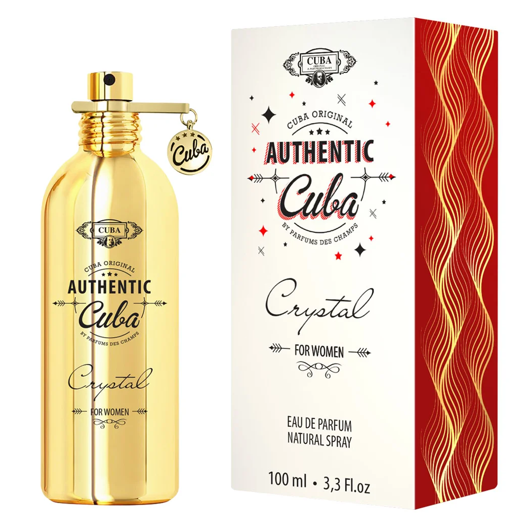 Authentic Crystal by Cuba Paris 100ml EDP for Women - Perfume NZ is the leading wholesale distributor of brand name perfumes and fragrances in New Zealand.