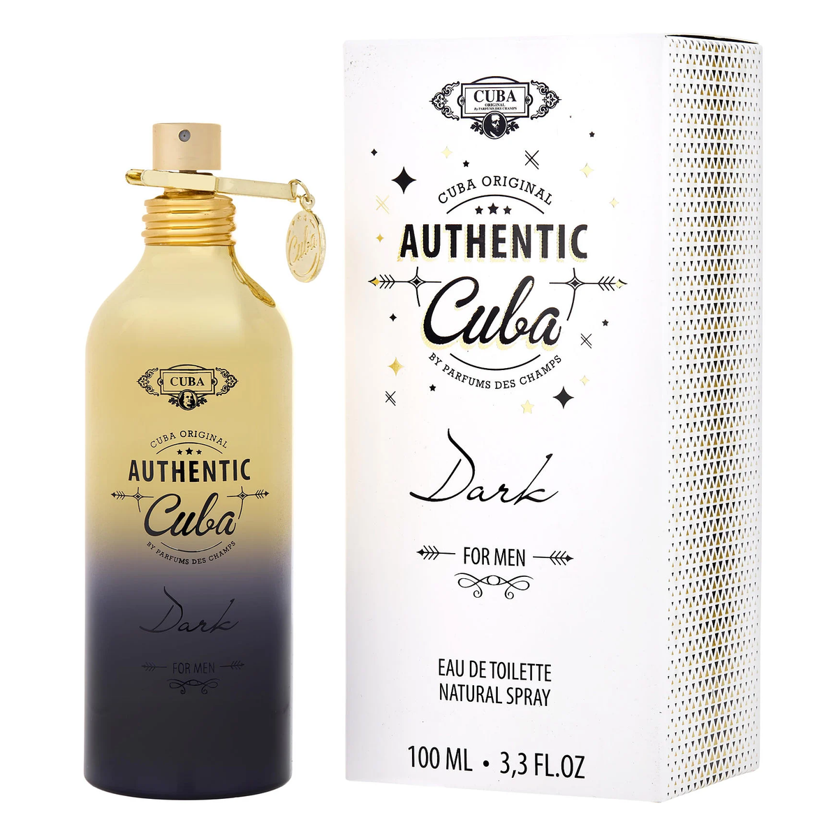 Authentic Dark by Cuba Paris 100ml EDT for Men - Perfume NZ is the leading wholesale distributor of brand name perfumes and fragrances in New Zealand.