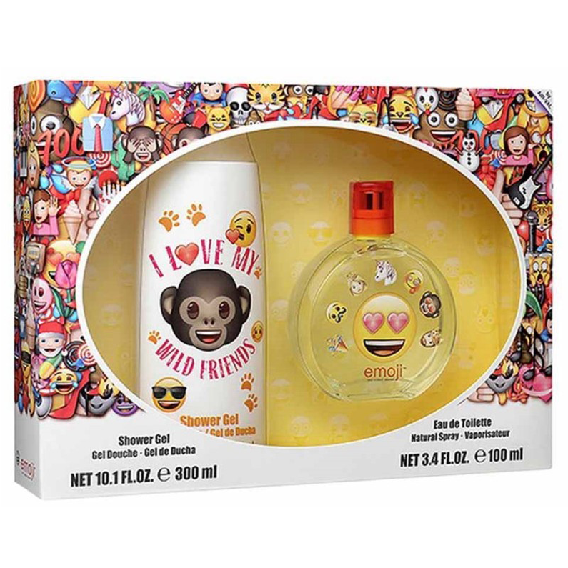 Emoji 100ml EDT 2 Piece Gift Set for Kids - Perfume NZ is the leading wholesale distributor of brand name perfumes and fragrances in New Zealand.