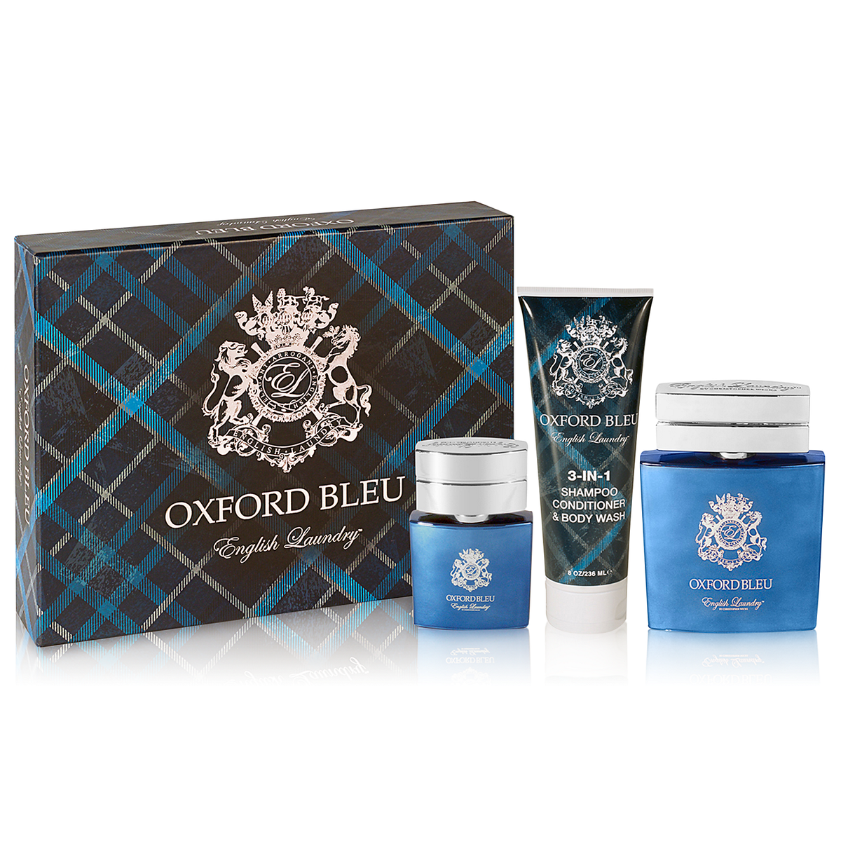 Oxford Bleu by English Laundry 100ml EDP 3 Piece Gift Set - Perfume NZ is the leading wholesale distributor of brand name perfumes and fragrances in New Zealand.