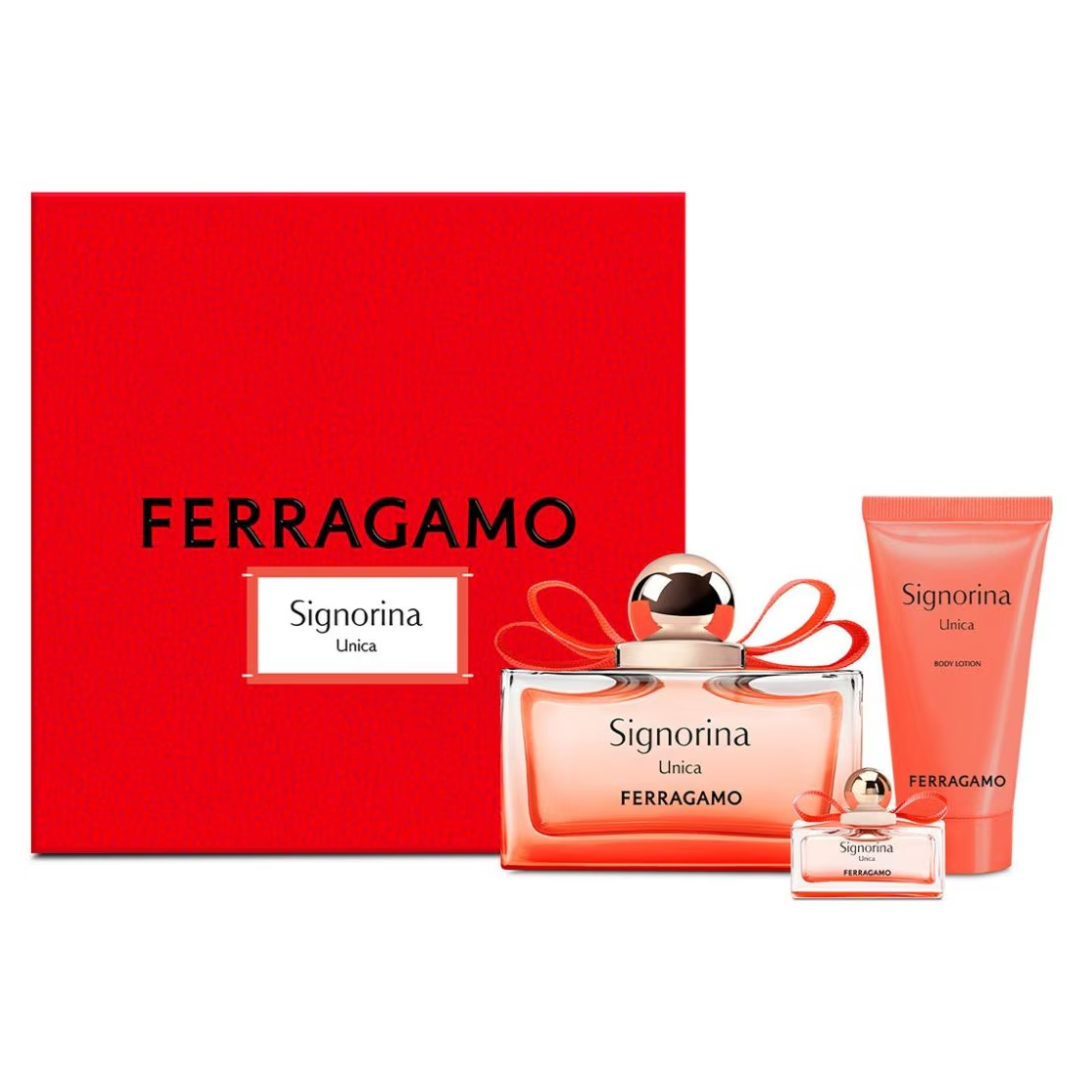 Signorina Unica by Salvatore Ferragamo 100ml EDP 3pc Gift Set - Perfume NZ is the leading wholesale distributor of brand name perfumes and fragrances in New Zealand.