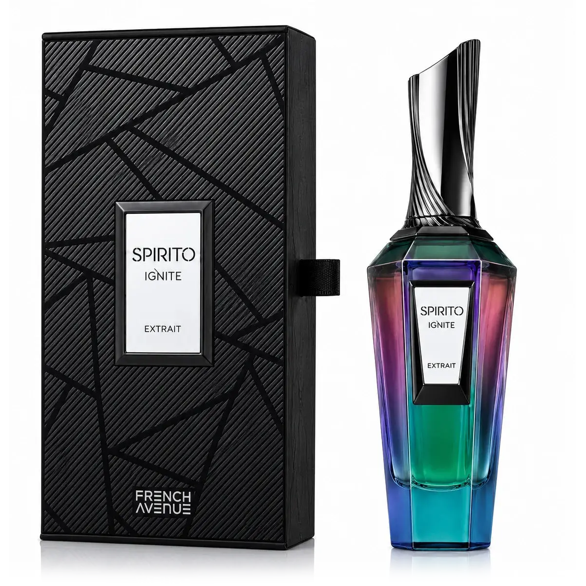 Spirito Ignite by French Avenue 100ml Extrait De Parfum - Perfume NZ is the leading wholesale distributor of brand name perfumes and fragrances in New Zealand.