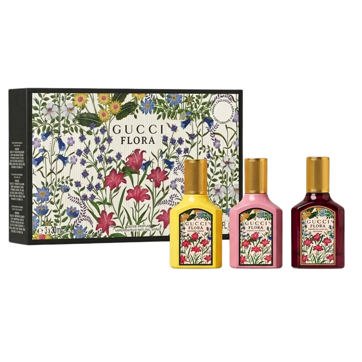 Gucci Flora Perfume Collection 3 Piece Gift Set - Perfume NZ is the leading wholesale distributor of brand name perfumes and fragrances in New Zealand.