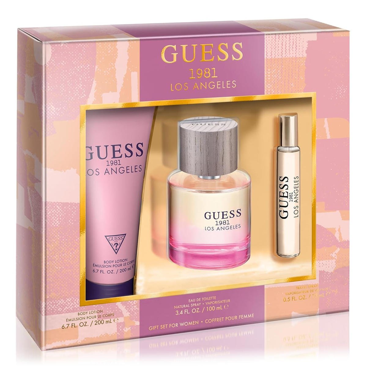 Guess 1981 Los Angeles by Guess 100ml EDT 3 Piece Gift Set - Perfume NZ is the leading wholesale distributor of brand name perfumes and fragrances in New Zealand.