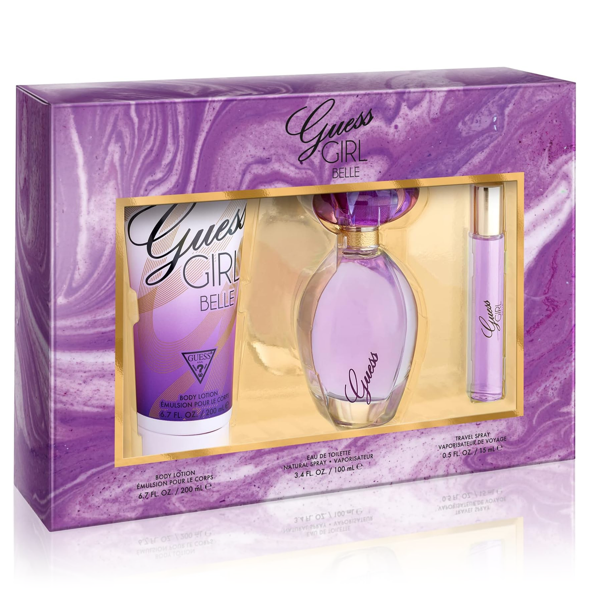 Guess Girl Belle by Guess 100ml EDT 3 Piece Gift Set - Perfume NZ is the leading wholesale distributor of brand name perfumes and fragrances in New Zealand.