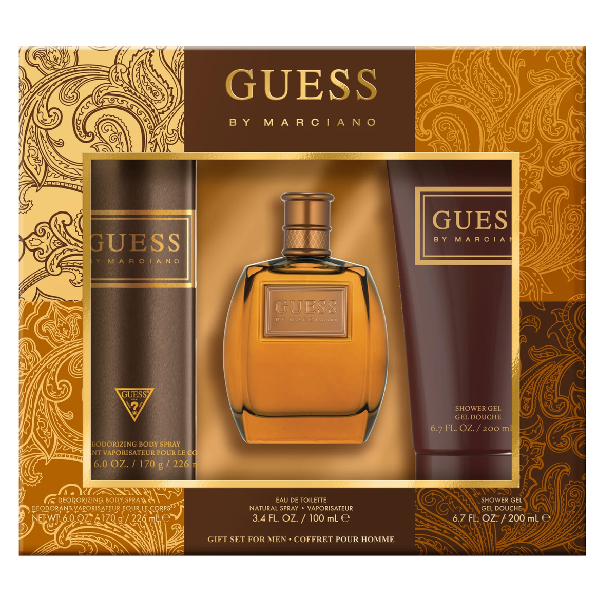 Guess by Marciano 100ml EDT 3 Piece Gift Set for Men - Perfume NZ is the leading wholesale distributor of brand name perfumes and fragrances in New Zealand.