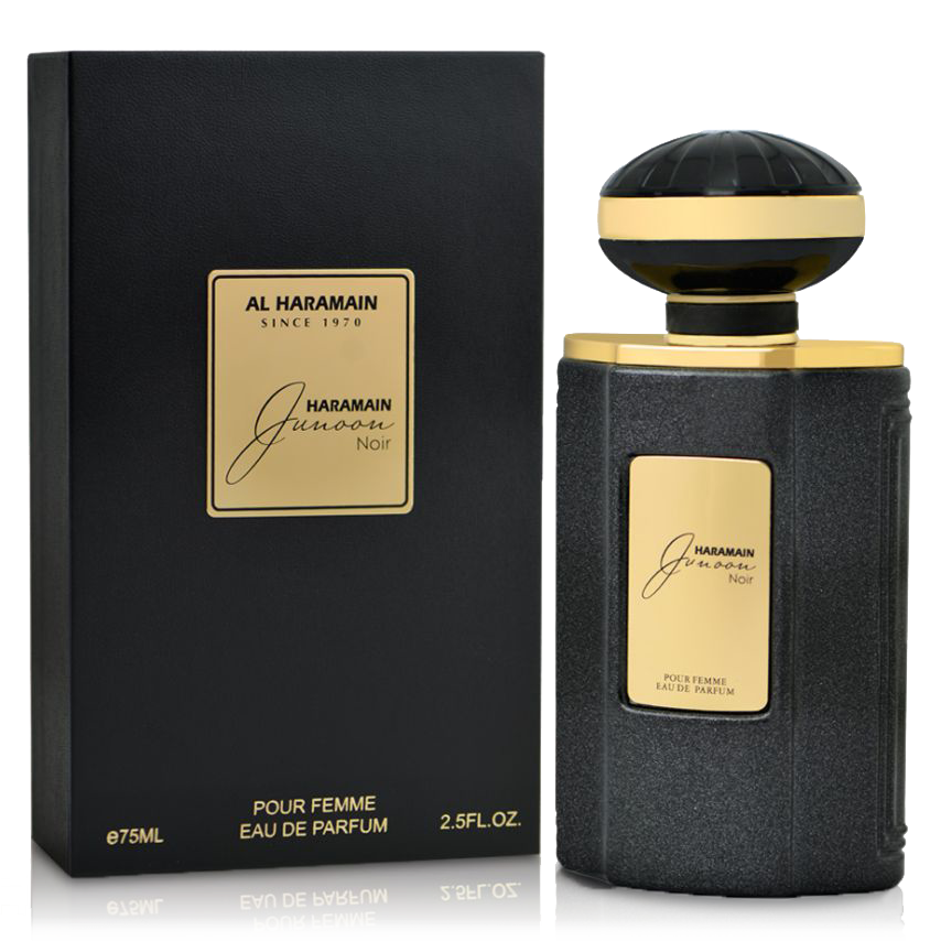 Junoon Noir by Al Haramain 75ml EDP for Women - Perfume NZ is the leading wholesale distributor of brand name perfumes and fragrances in New Zealand.