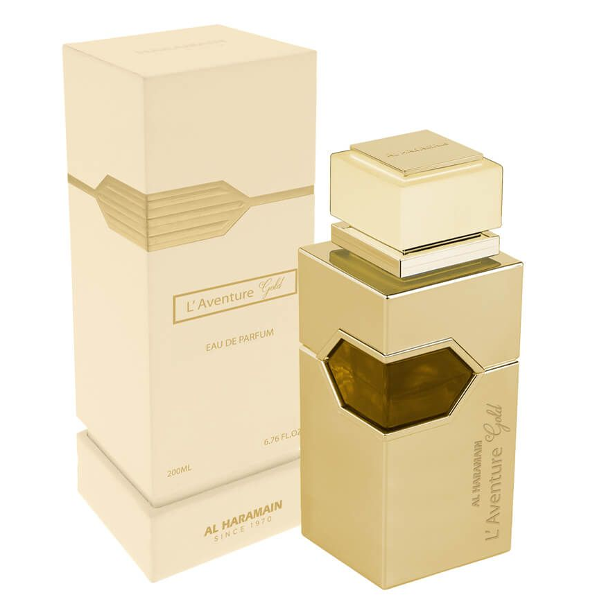 L'Aventure Gold by Al Haramain 200ml EDP for Women - Perfume NZ is the leading wholesale distributor of brand name perfumes and fragrances in New Zealand.