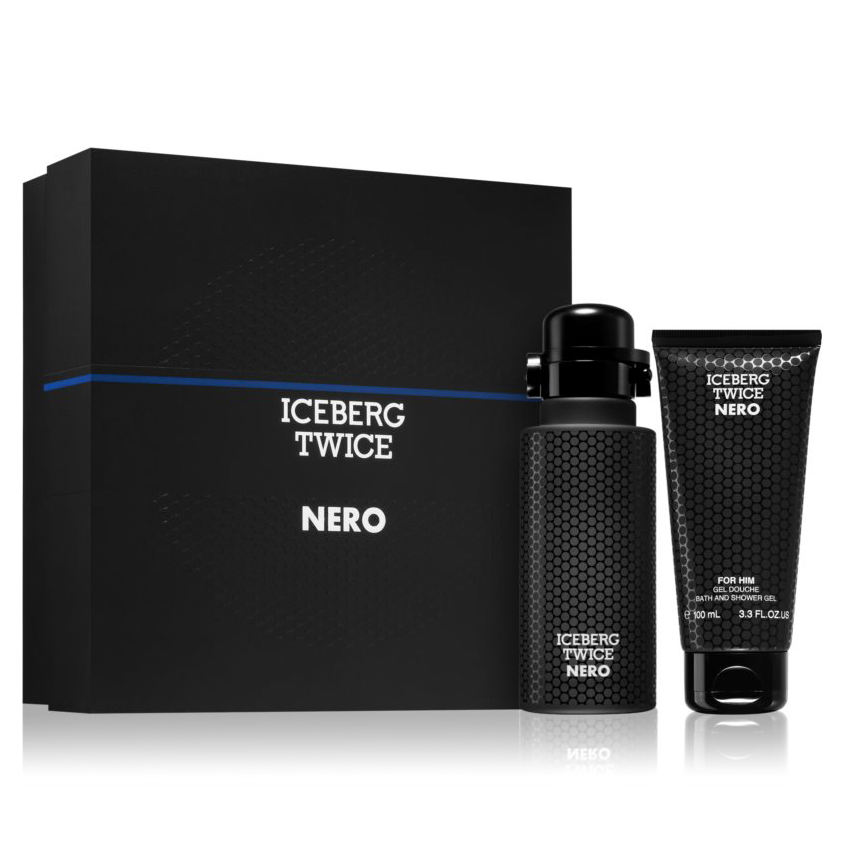 Iceberg Twice Nero by Iceberg 125ml EDT 2 Piece Gift Set - Perfume NZ is the leading wholesale distributor of brand name perfumes and fragrances in New Zealand.