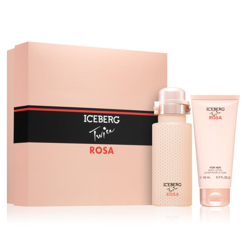 Iceberg Twice Rosa by Iceberg 125ml EDT 2 Piece Gift Set - Perfume NZ is the leading wholesale distributor of brand name perfumes and fragrances in New Zealand.