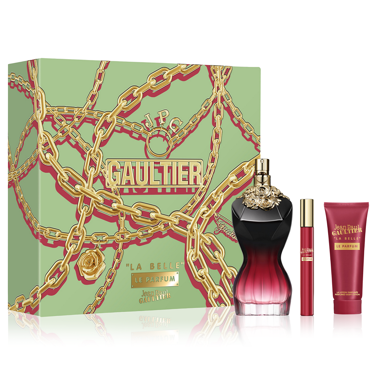 La Belle Le Parfum by Jean Paul Gaultier 100ml EDP 3pc Gift Set - Perfume NZ is the leading wholesale distributor of brand name perfumes and fragrances in New Zealand.