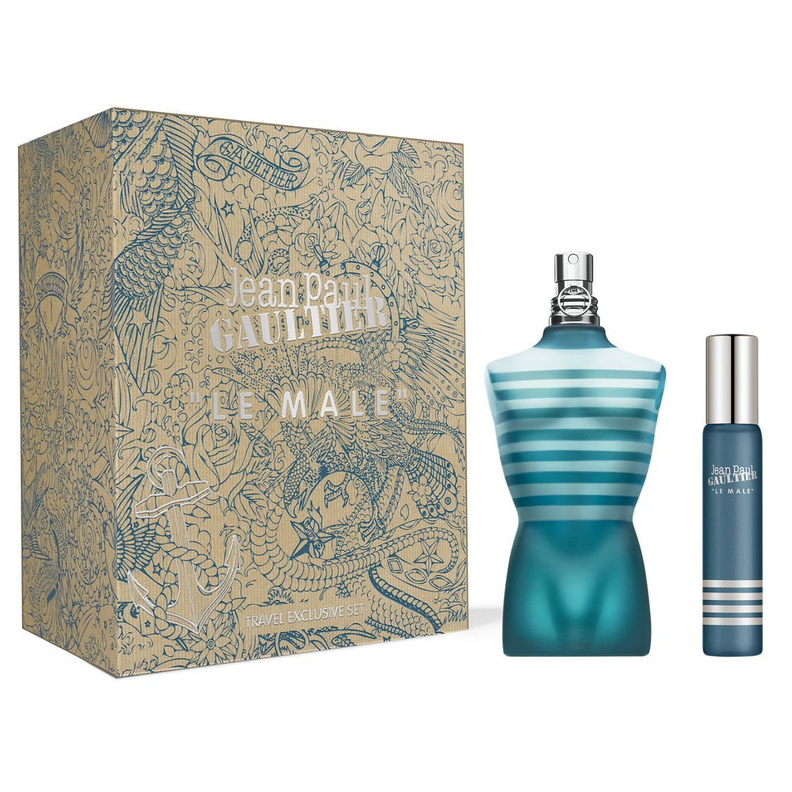 Jean Paul Gaultier Le Male 125ml EDT 2 Piece Gift Set - Perfume NZ is the leading wholesale distributor of brand name perfumes and fragrances in New Zealand.