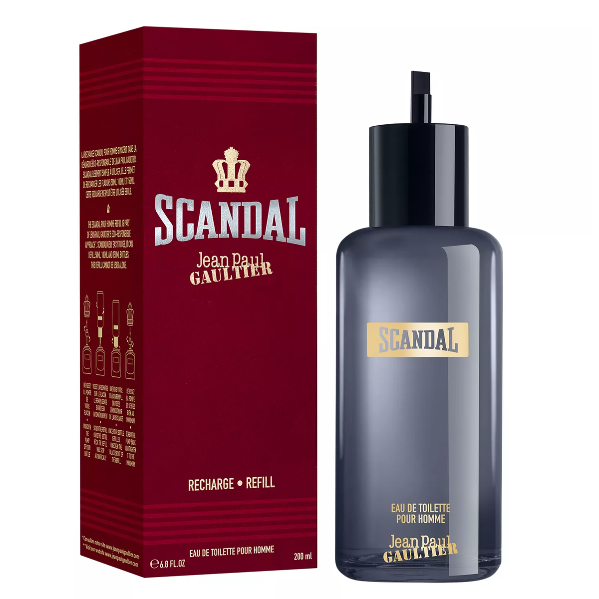 Scandal by Jean Paul Gaultier 200ml EDT Refill - Perfume NZ is the leading wholesale distributor of brand name perfumes and fragrances in New Zealand.