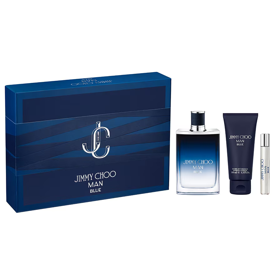 Jimmy Choo Man Blue 100ml EDT 3 Piece Gift Set - Perfume NZ is the leading wholesale distributor of brand name perfumes and fragrances in New Zealand.