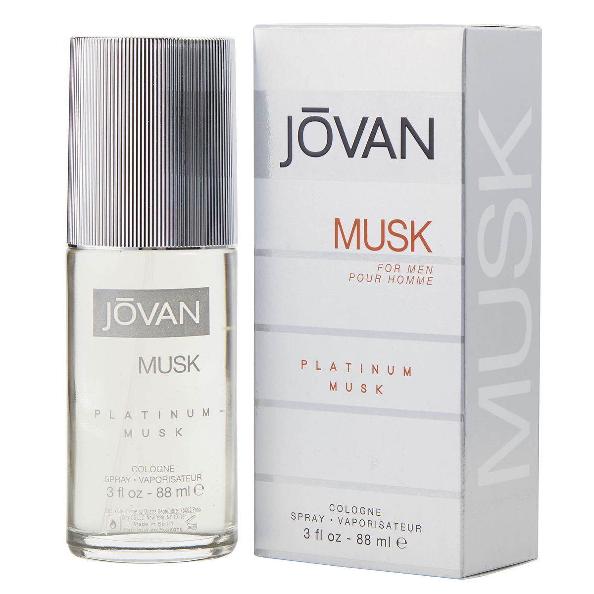 Platinum Musk by Jovan 88ml Cologne for Men - Perfume NZ is the leading wholesale distributor of brand name perfumes and fragrances in New Zealand.