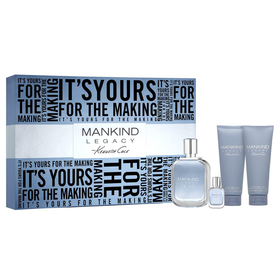 Mankind Legacy by Kenneth Cole 100ml EDT 4 Piece Gift Set - Perfume NZ is the leading wholesale distributor of brand name perfumes and fragrances in New Zealand.
