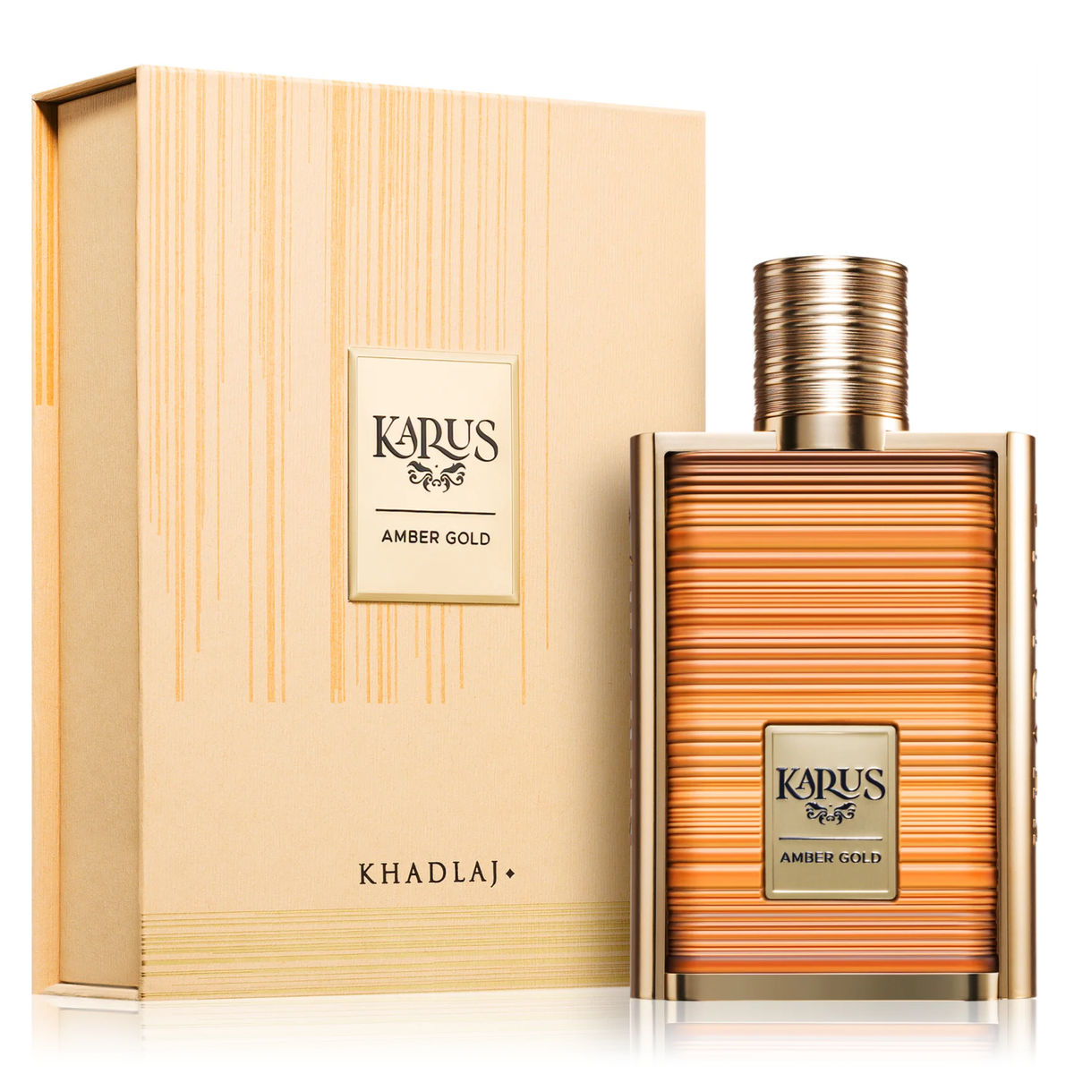 Karus Amber Gold by Khadlaj 100ml EDP - Perfume NZ is the leading wholesale distributor of brand name perfumes and fragrances in New Zealand.