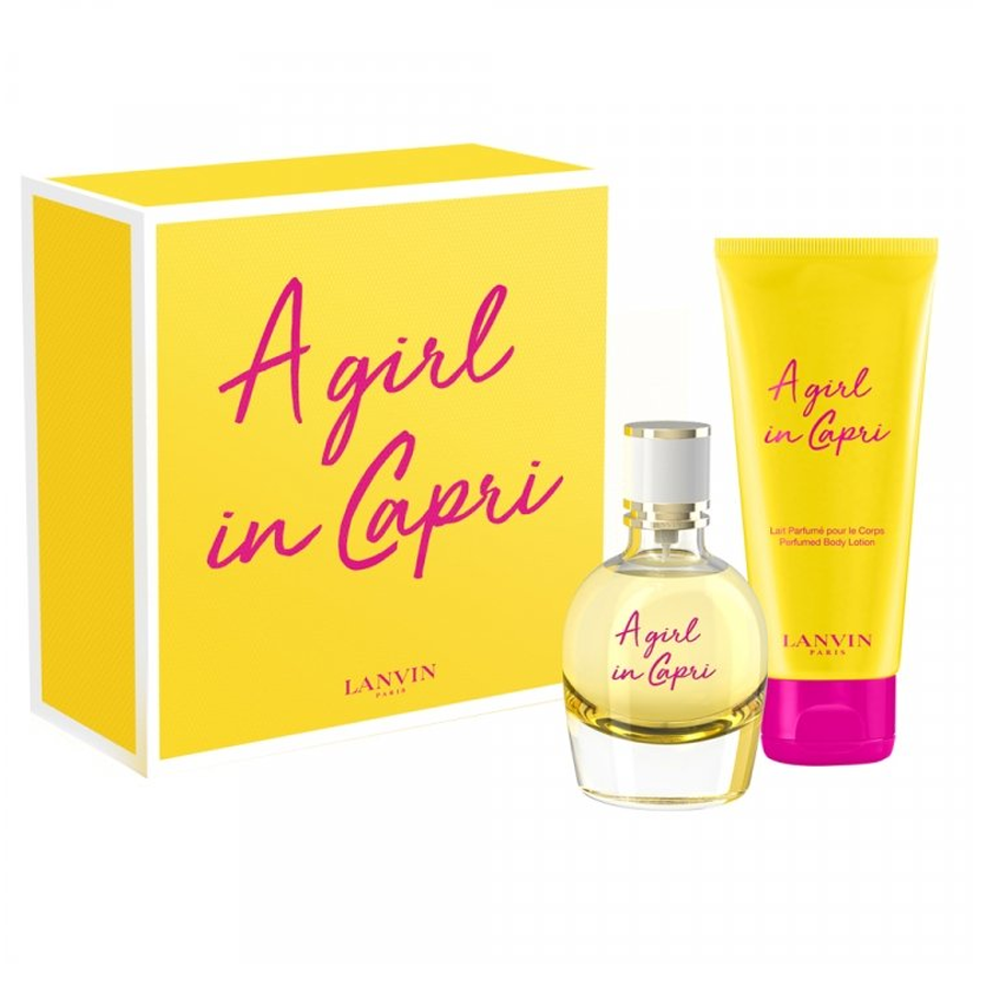 A Girl In Capri by Lanvin 50ml EDT 2 Piece Gift Set - Perfume NZ is the leading wholesale distributor of brand name perfumes and fragrances in New Zealand.