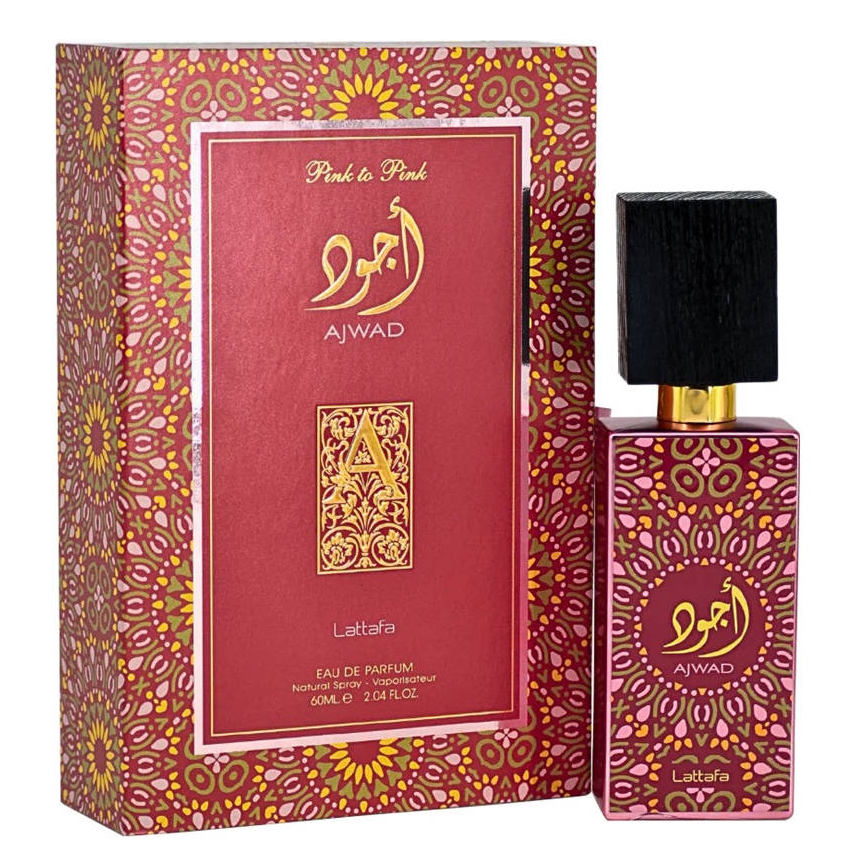 Ajwad Pink To Pink by Lattafa 60ml EDP - Perfume NZ is the leading wholesale distributor of brand name perfumes and fragrances in New Zealand.