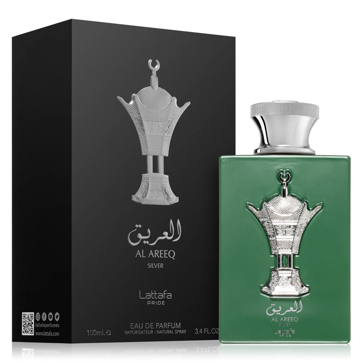 Al Areeq Silver by Lattafa 100ml EDP - Perfume NZ is the leading wholesale distributor of brand name perfumes and fragrances in New Zealand.