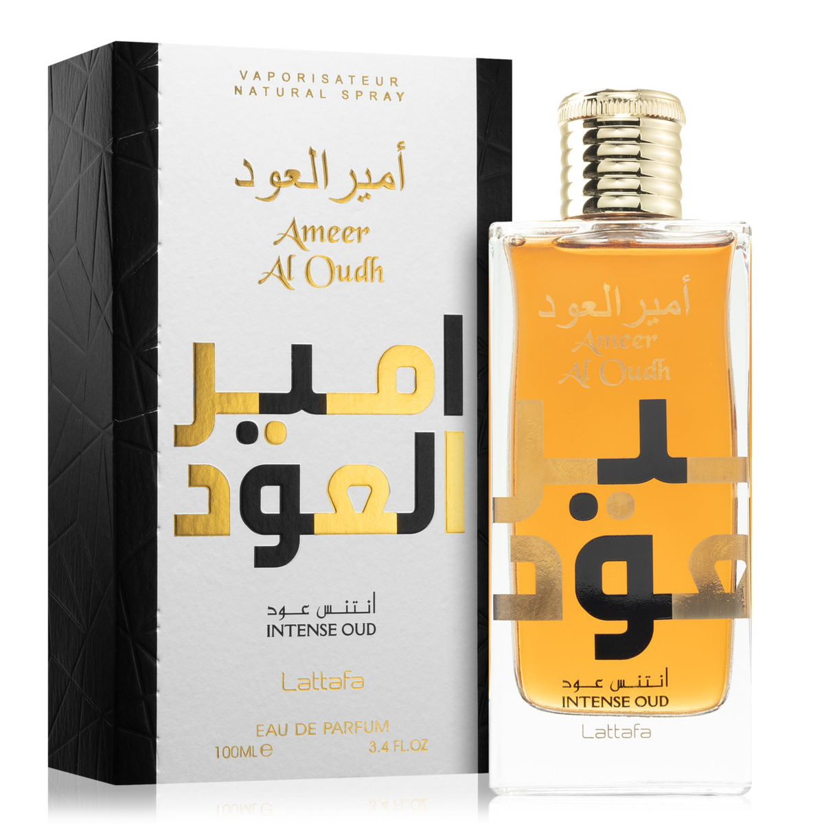 Ameer Al Oudh Intense Oud by Lattafa 100ml EDP - Perfume NZ is the leading wholesale distributor of brand name perfumes and fragrances in New Zealand.