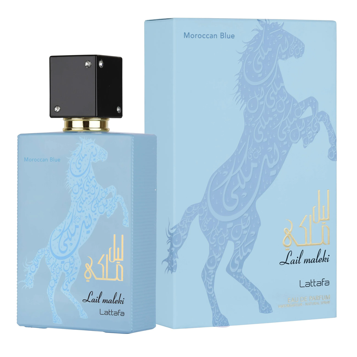 Lail Maleki Moroccan Blue by Lattafa 100ml EDP - Perfume NZ is the leading wholesale distributor of brand name perfumes and fragrances in New Zealand.