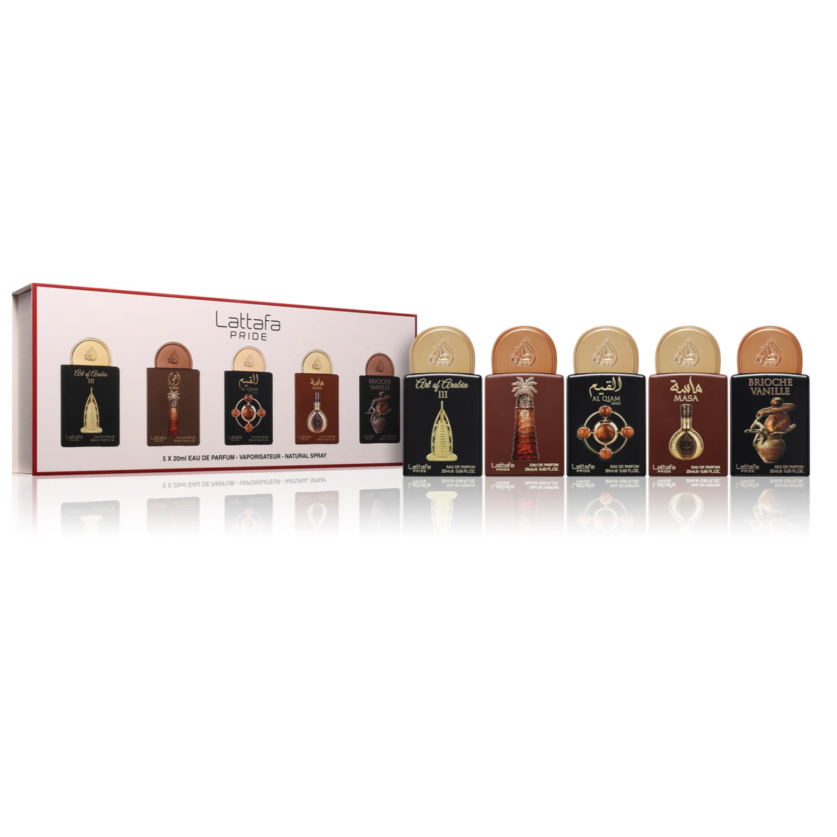 Lattafa Pride Collection 5 Piece Gift Set - 04 - Perfume NZ is the leading wholesale distributor of brand name perfumes and fragrances in New Zealand.