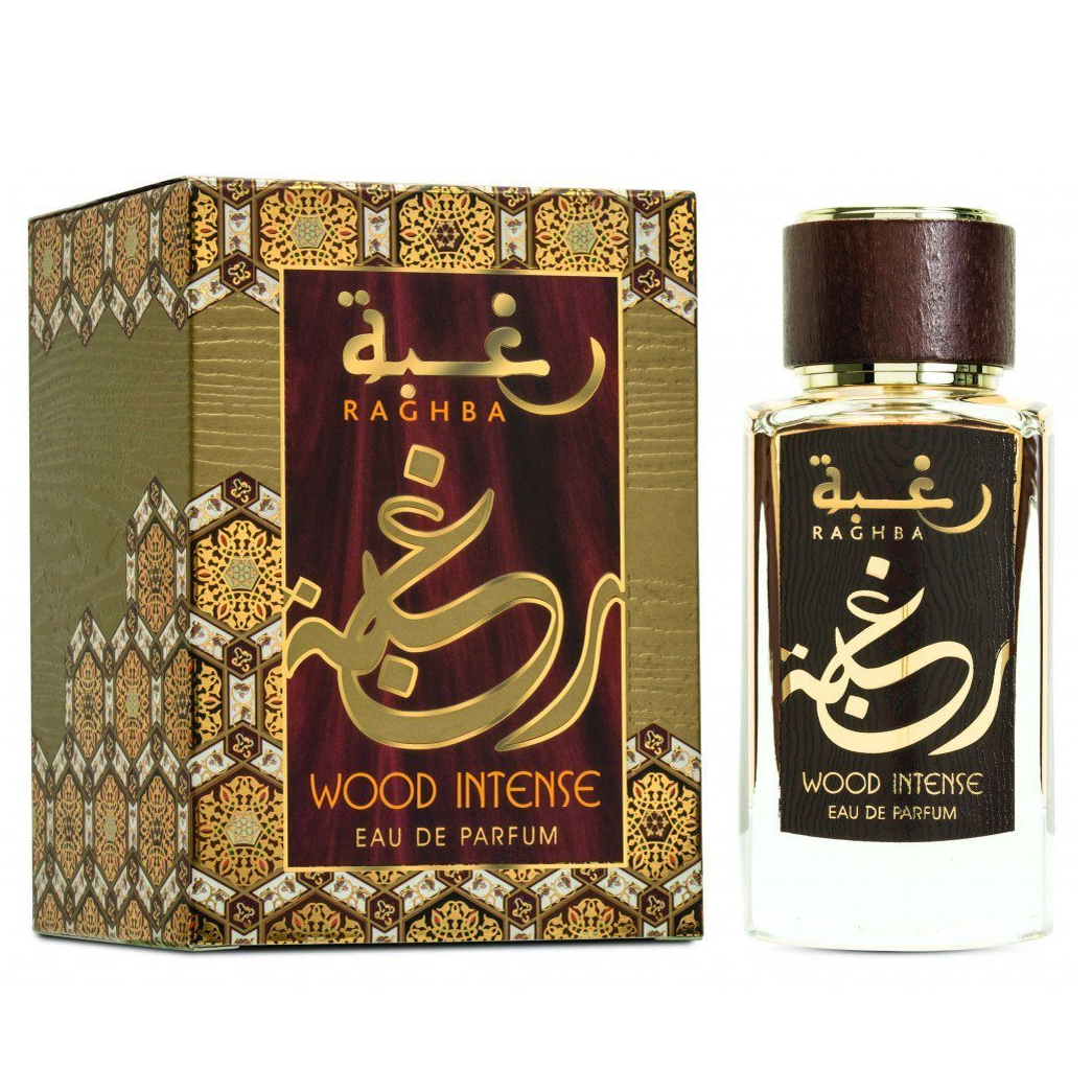 Raghba Wood Intense by Lattafa 100ml EDP - Perfume NZ is the leading wholesale distributor of brand name perfumes and fragrances in New Zealand.