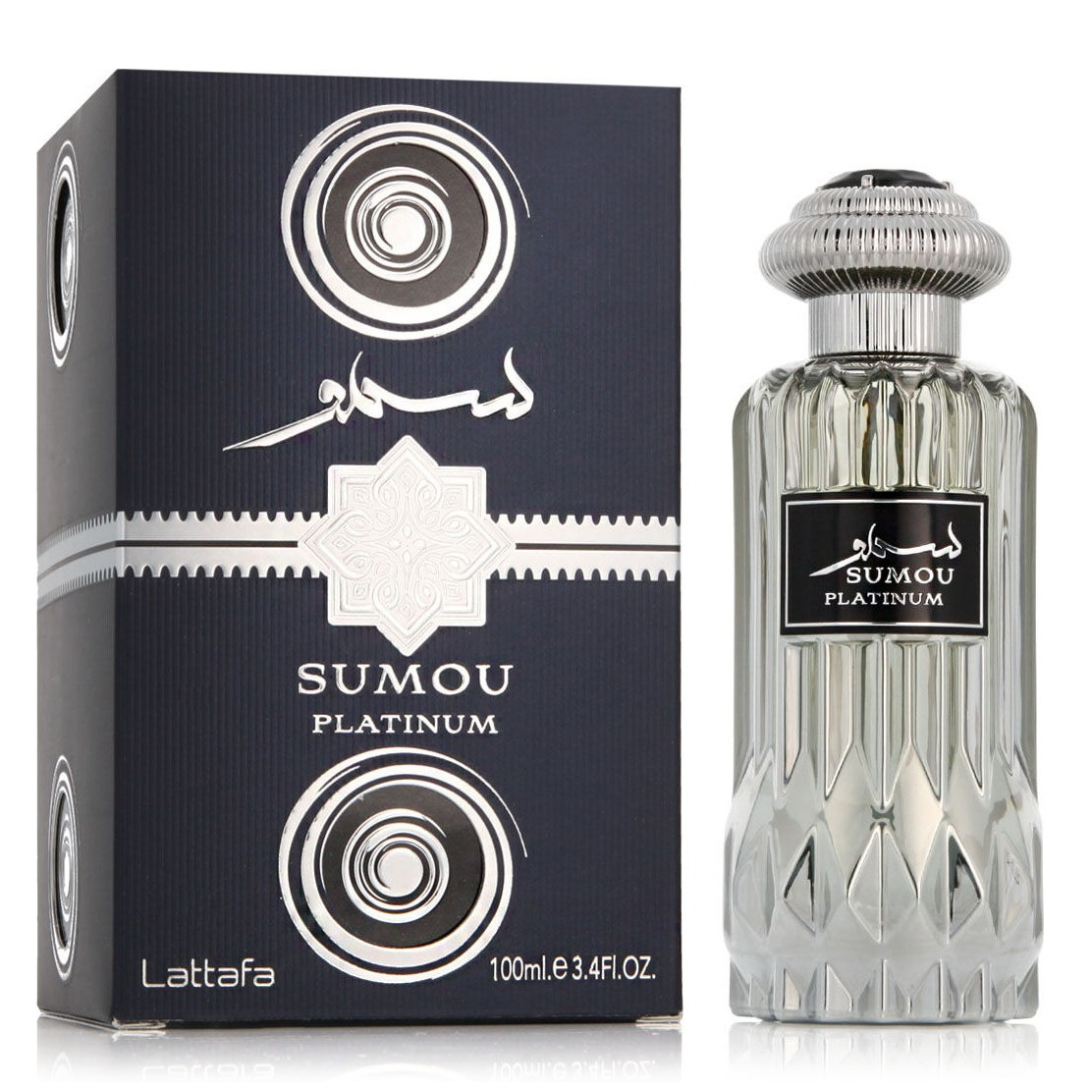 Sumou Platinum by Lattafa 100ml EDP for Men - Perfume NZ is the leading wholesale distributor of brand name perfumes and fragrances in New Zealand.