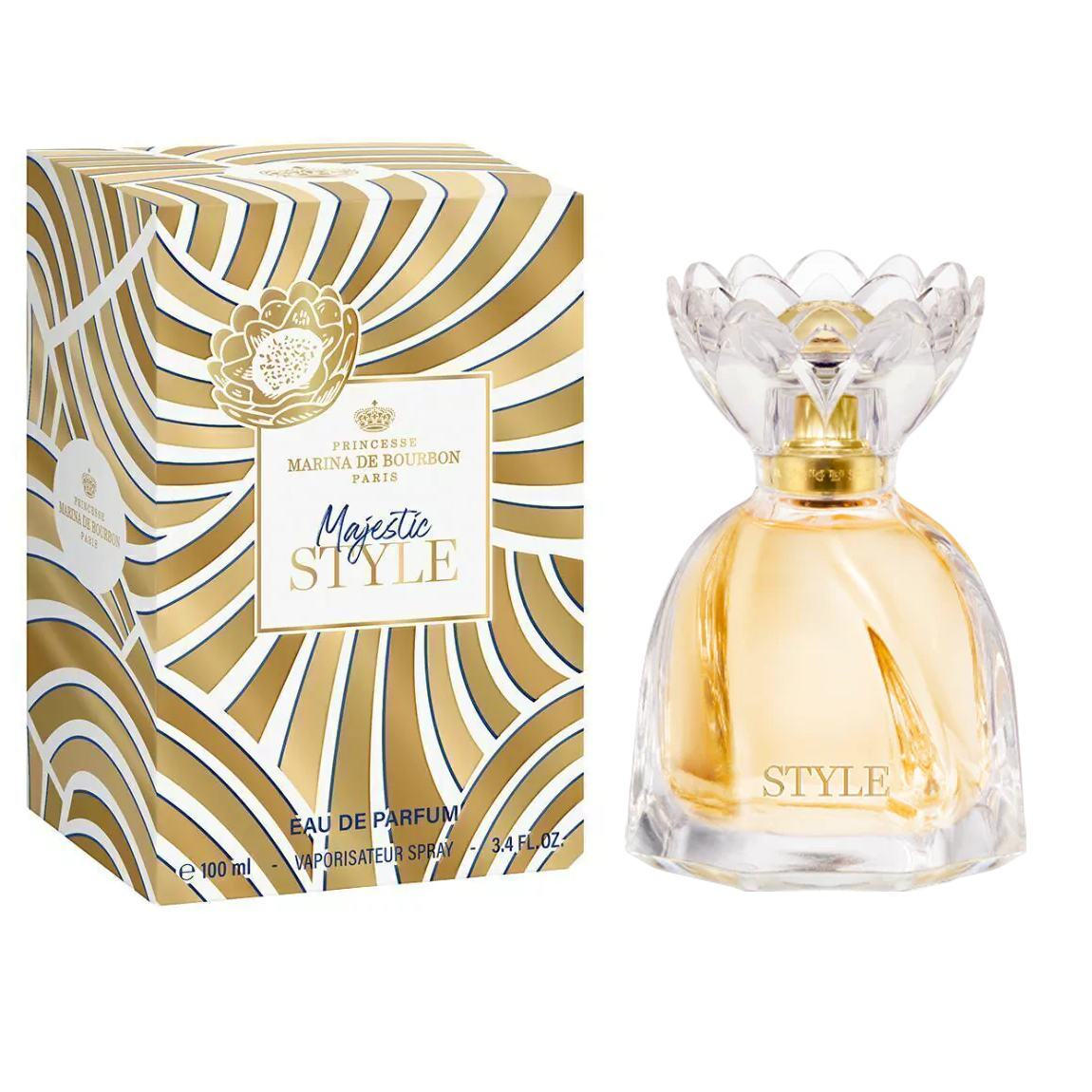 Majestic Style by Marina De Bourbon 100ml EDP - Perfume NZ is the leading wholesale distributor of brand name perfumes and fragrances in New Zealand.