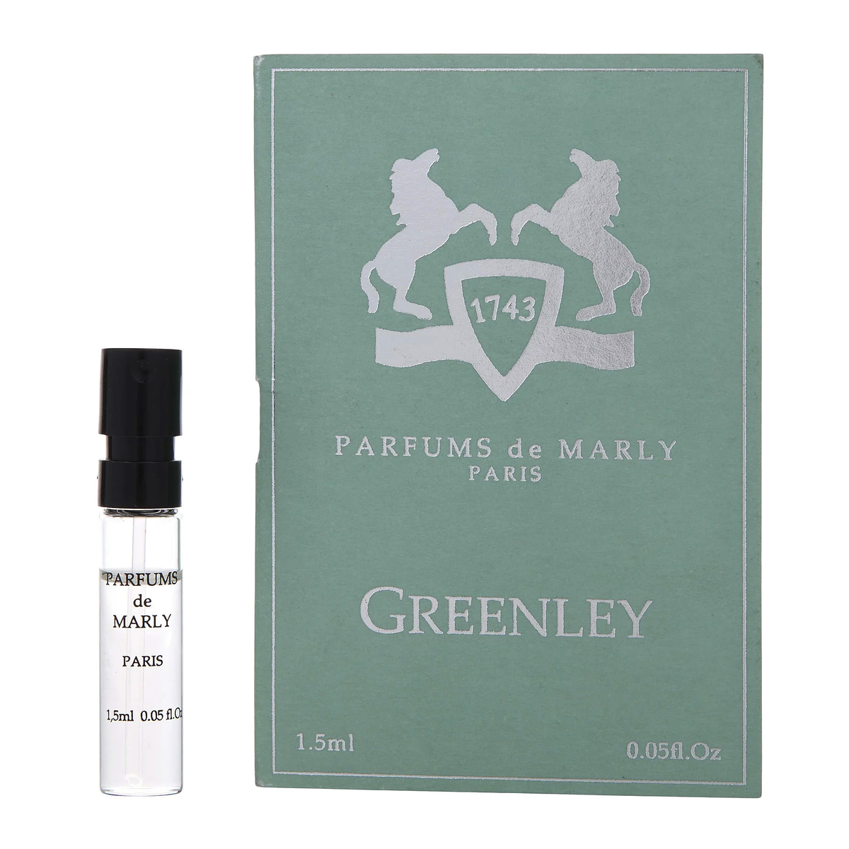 Greenley by Parfums De Marly 1.5ml EDP Sample Vial - Perfume NZ is the leading wholesale distributor of brand name perfumes and fragrances in New Zealand.