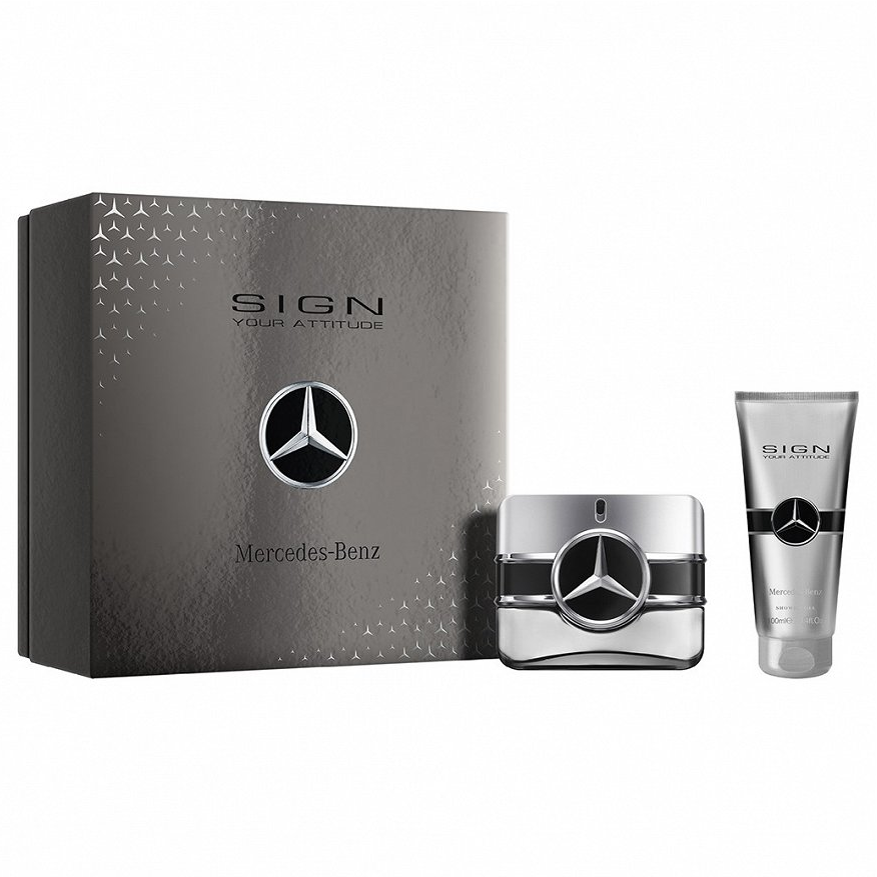 Sign Your Attitude by Mercedes Benz 100ml EDT 2pc Gift Set - Perfume NZ is the leading wholesale distributor of brand name perfumes and fragrances in New Zealand.