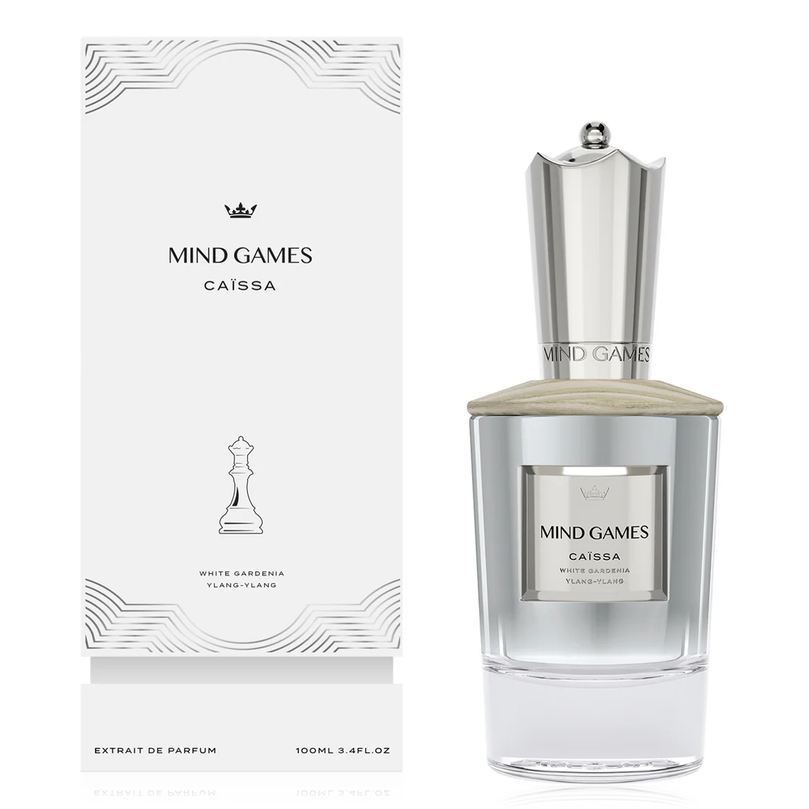 Caissa by Mind Games 100ml Extrait De Parfum - Perfume NZ is the leading wholesale distributor of brand name perfumes and fragrances in New Zealand.