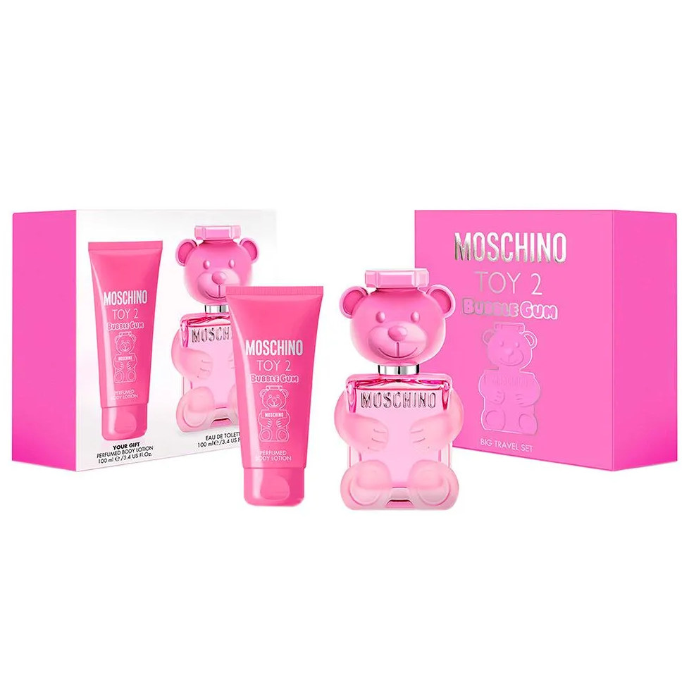 Moschino Toy 2 Bubblegum 100ml EDT 2 Piece Gift Set - Perfume NZ is the leading wholesale distributor of brand name perfumes and fragrances in New Zealand.