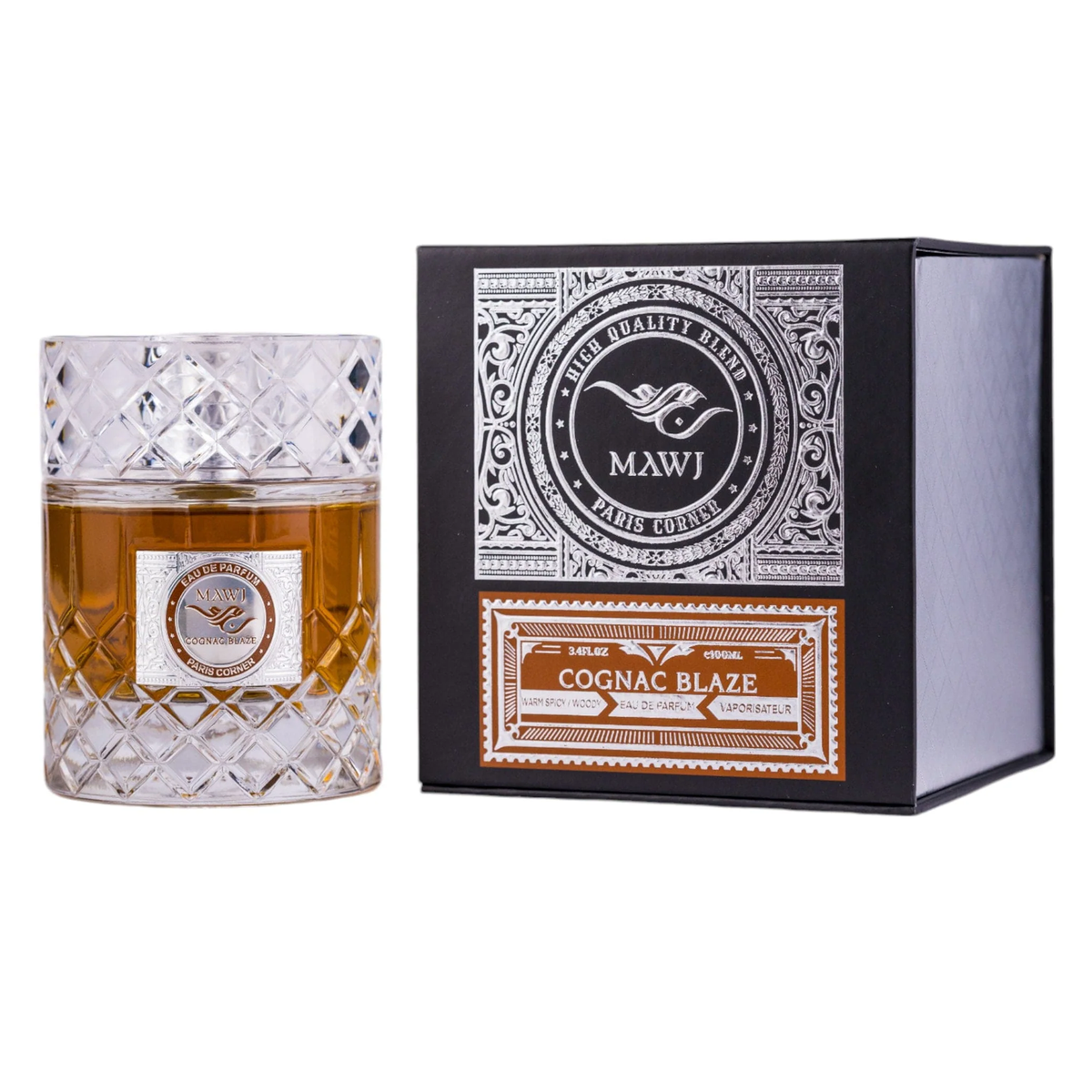 Mawj Cognac Blaze by Paris Corner 100ml EDP - Perfume NZ is the leading wholesale distributor of brand name perfumes and fragrances in New Zealand.