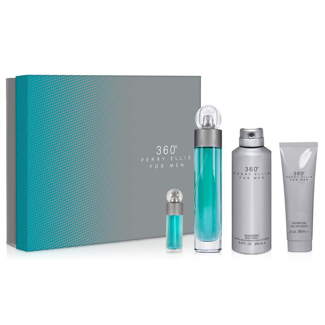 360 by Perry Ellis 100ml EDT 4 Piece Gift Set for Men - Perfume NZ is the leading wholesale distributor of brand name perfumes and fragrances in New Zealand.