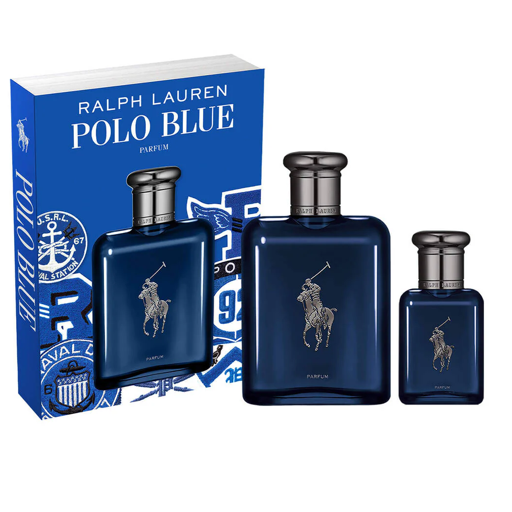 Polo Blue by Ralph Lauren 125ml Parfum 2 Piece Gift Set - Perfume NZ is the leading wholesale distributor of brand name perfumes and fragrances in New Zealand.